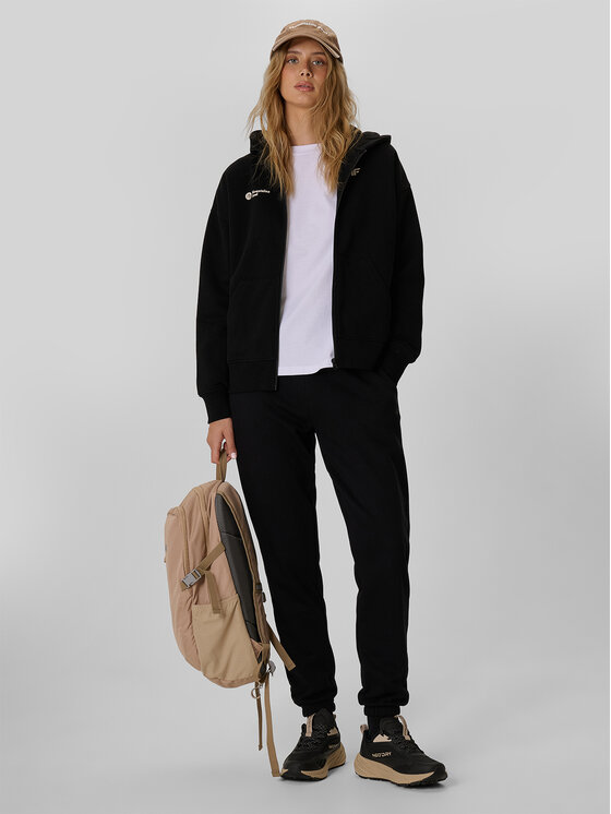 4F 4F Bluza OUTLAND Czarny Relaxed Fit