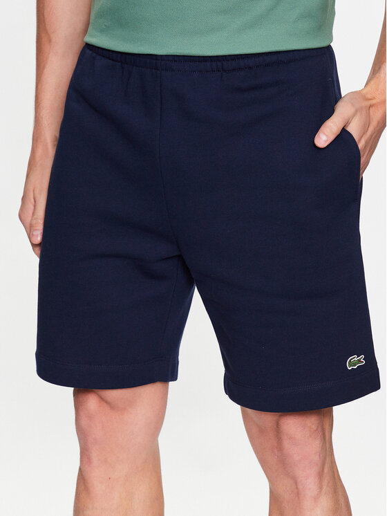 Lacoste Lacoste Sportske kratke hlače GH9627 Tamnoplava Regular Fit