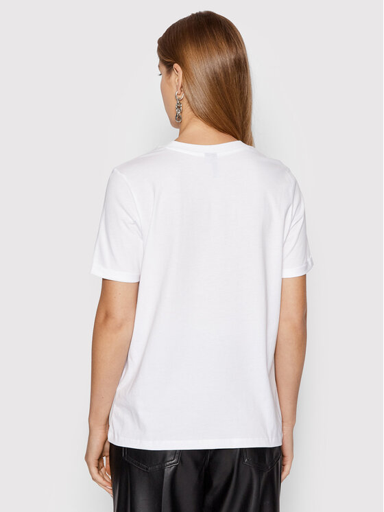 Pieces Pieces Tričko Ria 17086970 Biela Regular Fit