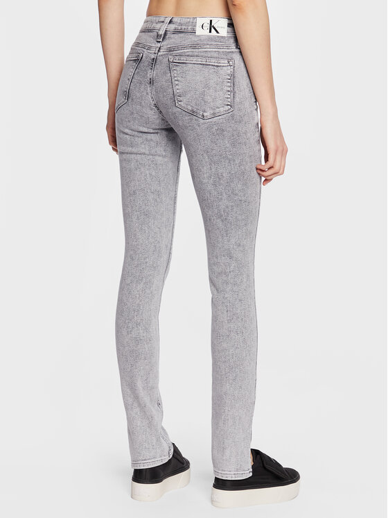 Calvin Klein Jeans Calvin Klein Jeans Jeans hlače J20J221448 Siva Skinny Fit