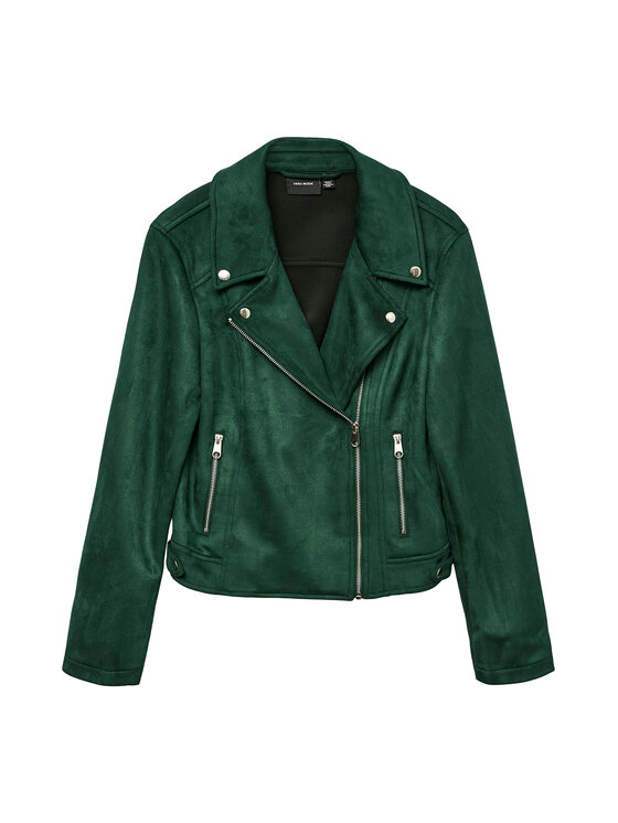 Vero Moda Vero Moda Μπουφάν από απομίμηση δέρματος Jose 10300938 Πράσινο Regular Fit