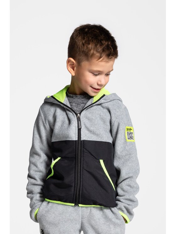 Lemon Explore Lemon Explore Bluza ZL4132501ACB-019 Szary Regular Fit