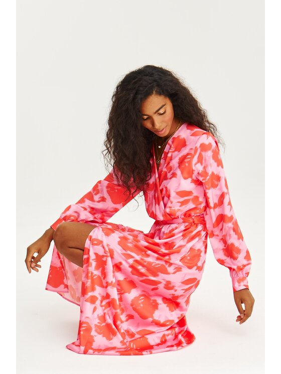 NAOKO NAOKO Každodenní šaty Ciao Fragolina Růžová Regular Fit