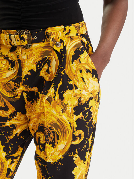 Versace Jeans Couture Versace Jeans Couture Текстилни панталони 80HAA111 NS756 Черен Regular Fit