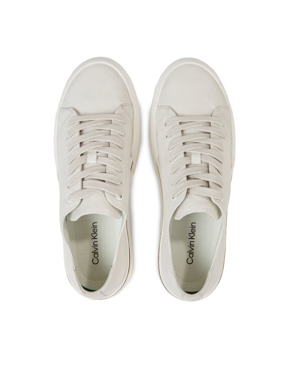 Calvin Klein Calvin Klein Sneakersy Low Top Lace Up HM0HM01177 Biela