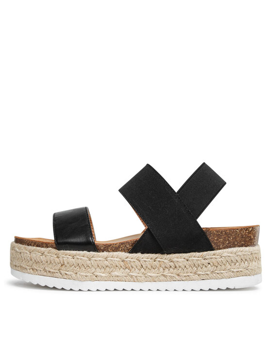 DeeZee DeeZee Espadryle WS17059-09 Czarny
