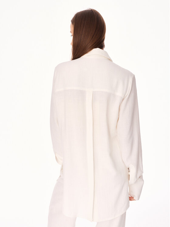MANDRAGORA MANDRAGORA Camicia Ora Écru Loose Fit