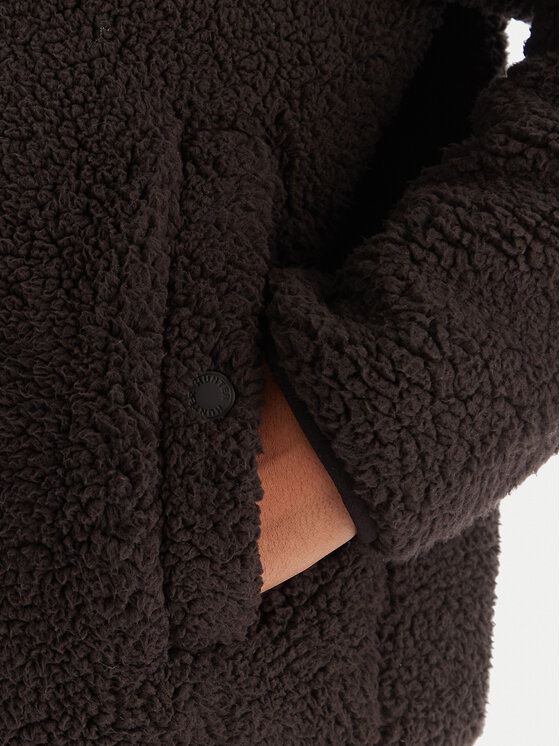 Hunter Hunter Флісовий реглан Bonelle HARW0053242 Чорний Relaxed Fit