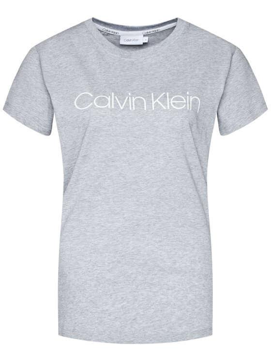 Calvin Klein Calvin Klein T-Shirt Core Logo K20K202142 Szary Regular Fit