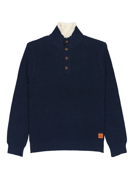 Quiksilver Quiksilver Pulover Boulevard EQYSW03328 Bleumarin Regular Fit