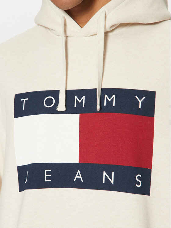 Tommy Jeans Tommy Jeans Μπλούζα Flag DM0DM21174 Μπεζ Regular Fit
