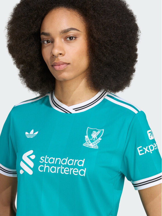 adidas adidas Koszulka techniczna Liverpool FC 25/26 Third Jersey Zielony Regular Fit