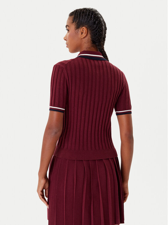 Guess Guess Πουλόβερ V5BP04 Z1152 Μπορντό Regular Fit