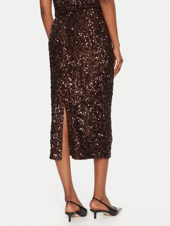 Marella Marella Suknja olovka Rennes 2523776011 Smeđa Slim Fit