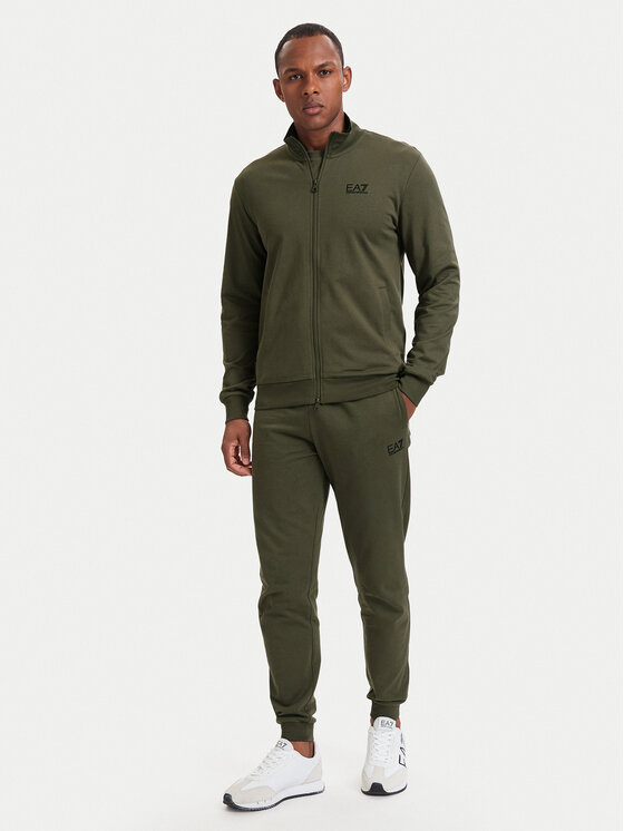 EA7 Emporio Armani Trening 8NPV60 PJVRZ U7014 Verde închis Regular Fit