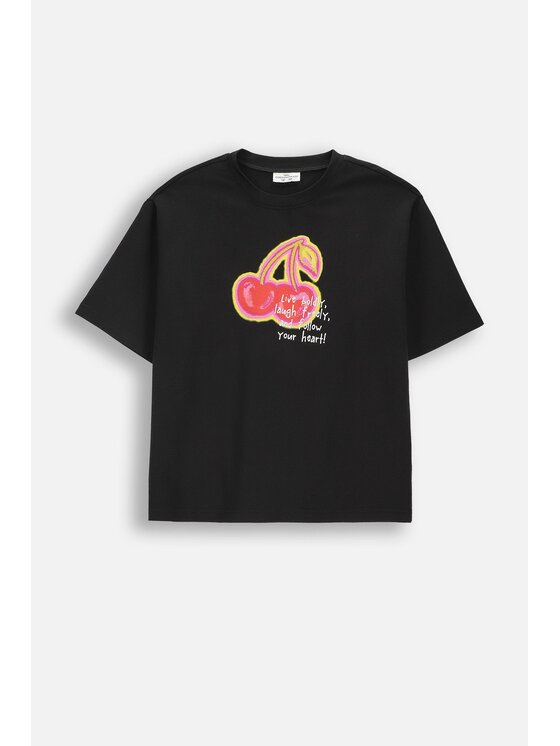 Coccodrillo Coccodrillo T-Shirt WC6143204RGJ-021 Černá Regular Fit