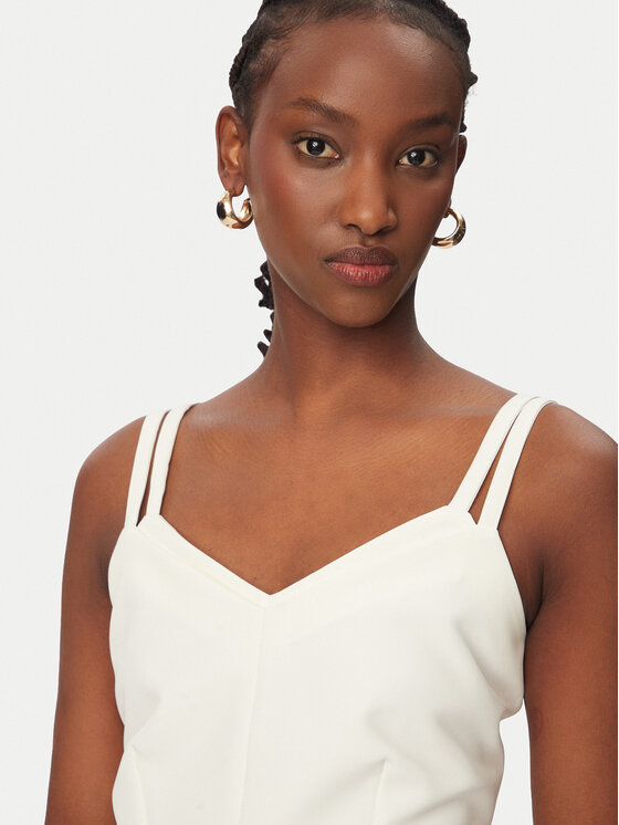 Rinascimento Rinascimento Top CFC0127891003 Bianco Slim Fit