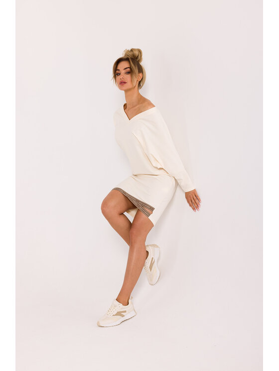 Made of Emotion Made of Emotion Vestito da giorno M732 Bianco Premium Fit