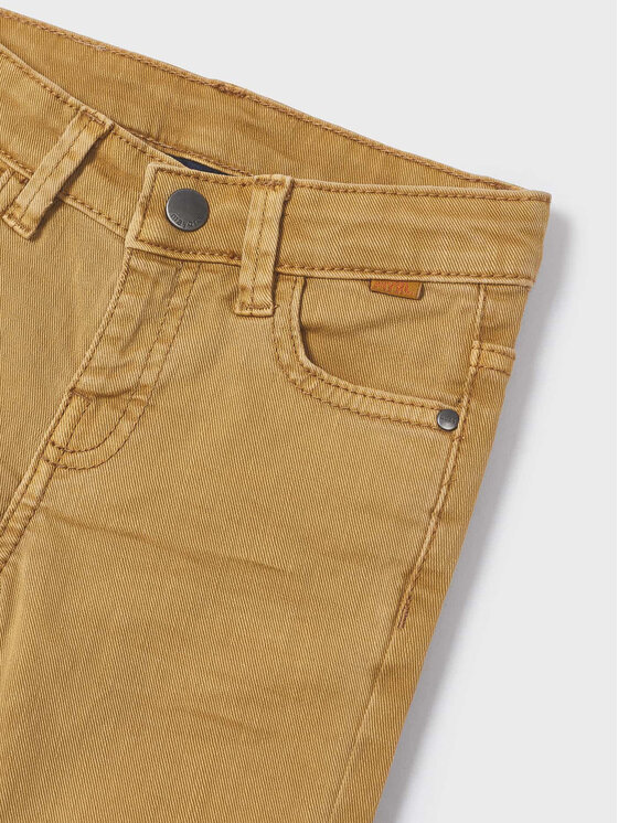 Mayoral Mayoral Medžiaginės kelnės 3517 Smėlio Skinny Fit