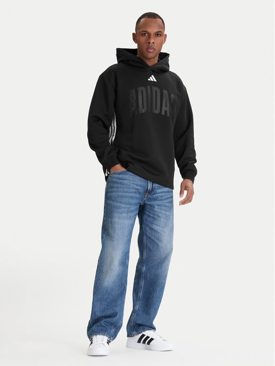 adidas adidas Світшот Stadium Graphic KD0287 Чорний Loose Fit