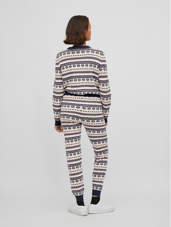 Vila Vila Pantaloni in maglia Spirit 14081830 Multicolore Regular Fit