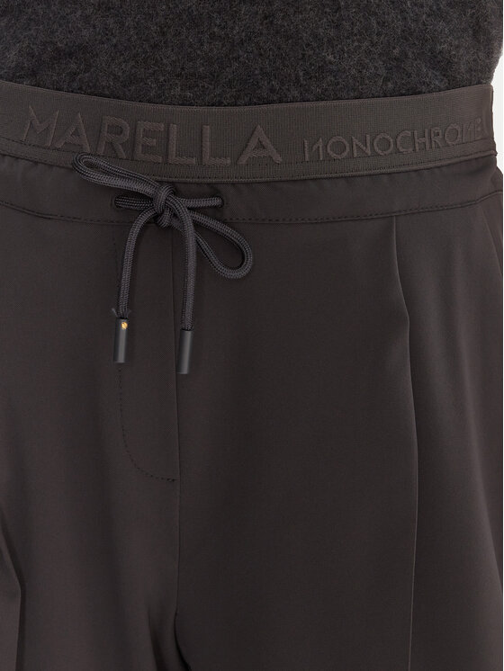 Marella Marella Spodnie materiałowe Vanto 2523136065 Szary Regular Fit