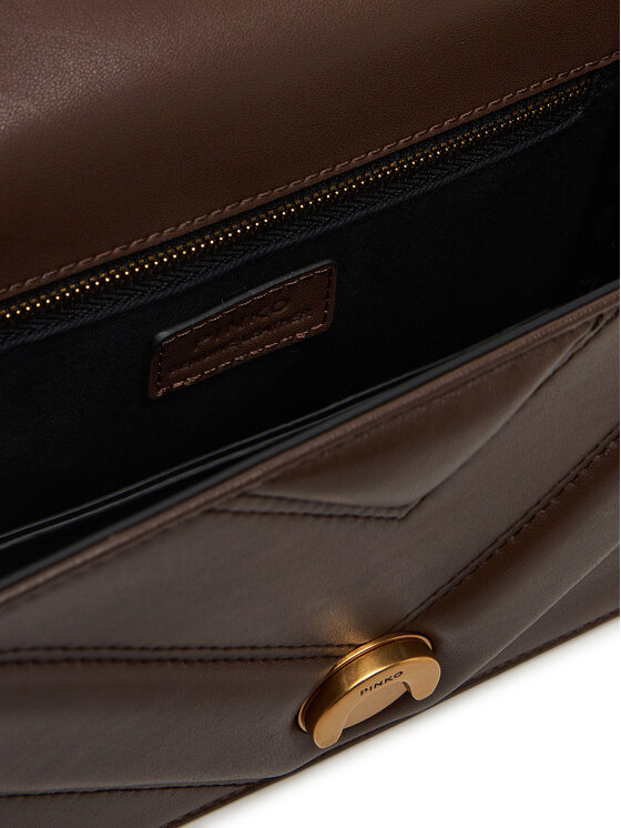 PINKO PINKO Handtasche Love One Mini Light Dc Al 25-26 PLTT 104550 A2OS Braun