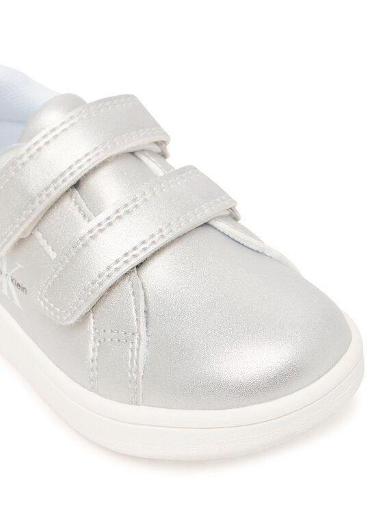 Calvin Klein Calvin Klein Laisvalaikio batai Low Cut Velcro V1A9-83205-0376 M Sidabrinė