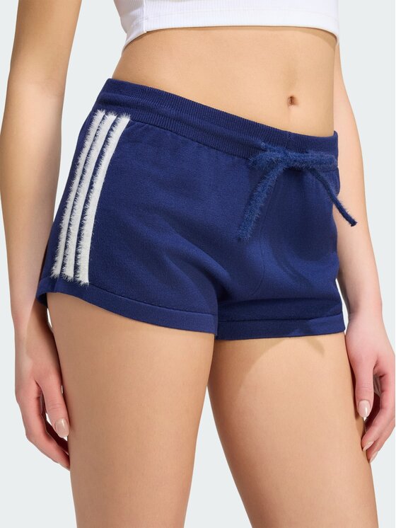 adidas adidas Szorty materiałowe 165123 Niebieski jasny