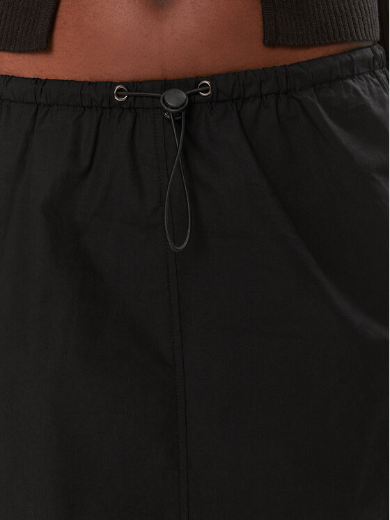 Brave Soul Brave Soul Midi suknja LSKW-272KELISBK Crna Straight Fit