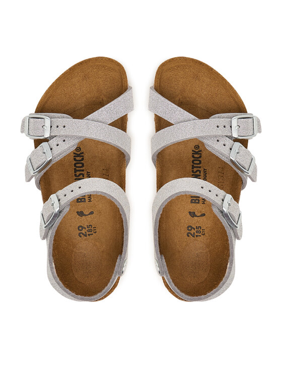 Birkenstock Birkenstock Sandały Kumba 1030536 S Srebrny