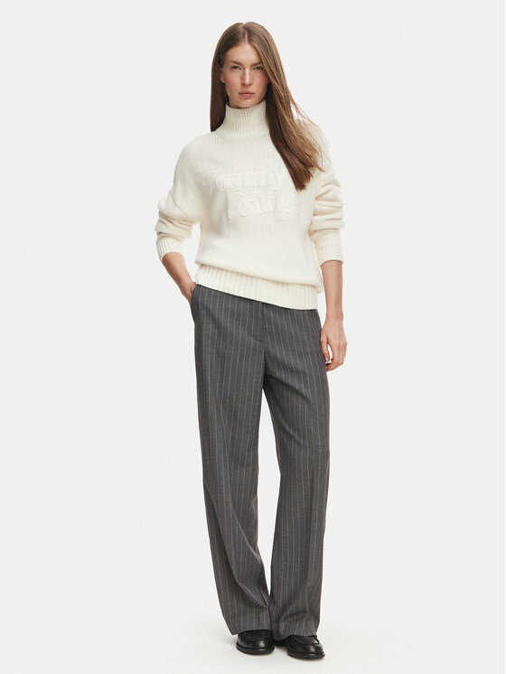 Tommy Hilfiger Tommy Hilfiger Golf Heritage W0WW52180 Kremowy Regular Fit