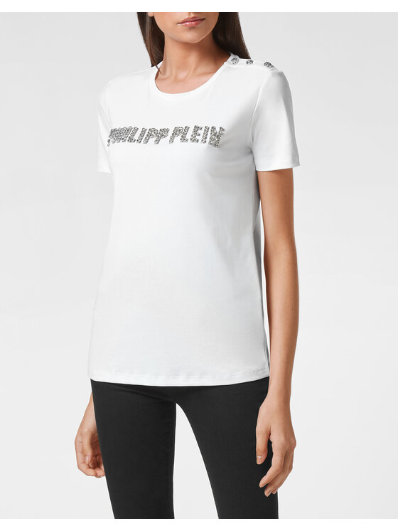 PHILIPP PLEIN PHILIPP PLEIN Tričko 5287 Biela Regular Fit