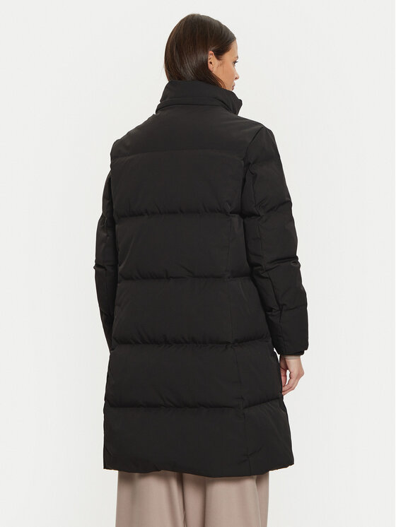 Guess Guess Пухено яке Belkisa W4BL0B WGJR2 Черен Regular Fit