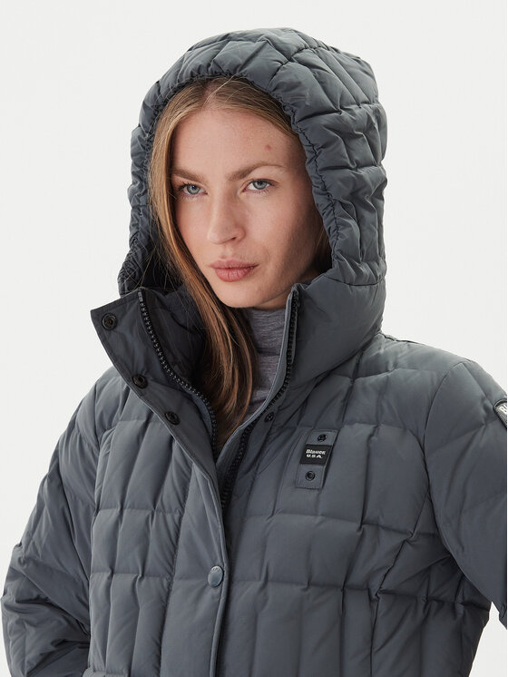 Blauer Blauer Kurtka puchowa Impermeabile 25WBLDK03230 Szary Regular Fit