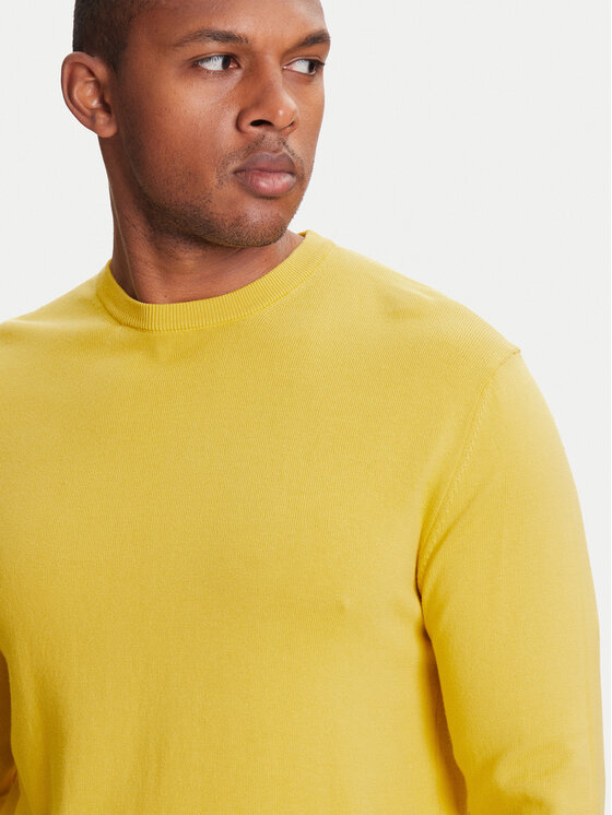 United Colors Of Benetton United Colors Of Benetton Džemper 1098U1I76 Žuta Regular Fit