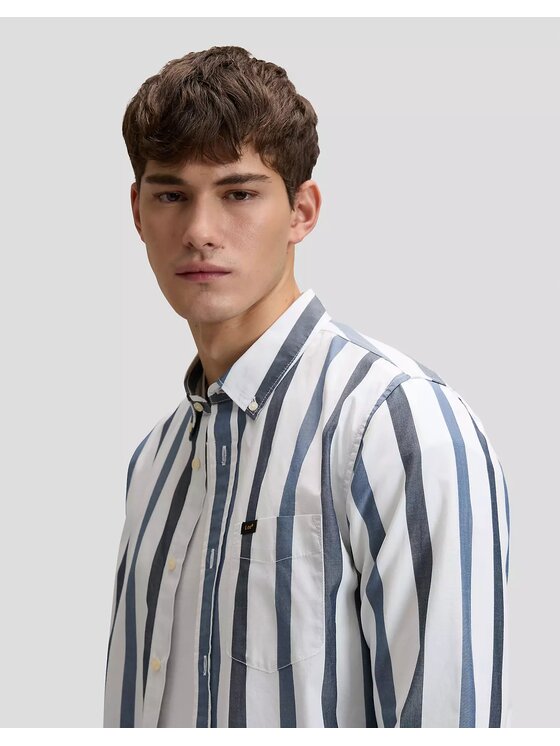 Lee Lee Camicia 112376576 Blu scuro Regular Fit
