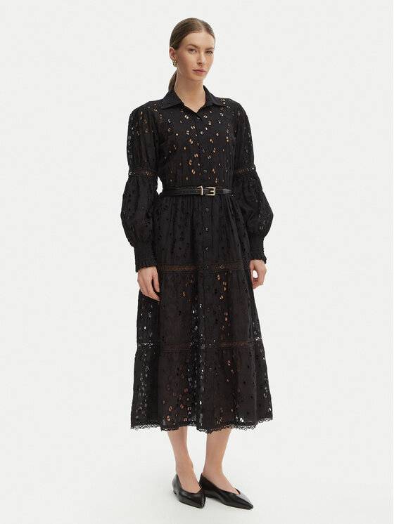 Iconique Iconique Лятна рокля Joanna IC26-008 Черен Regular Fit