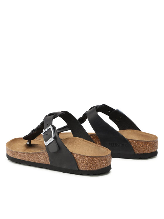 Birkenstock Birkenstock Japonki Gizeh Braided 1021360 Czarny