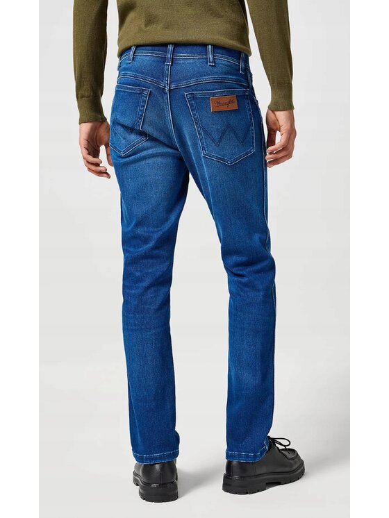Wrangler Wrangler Jeansy Texas Slim Niebieski Slim Fit