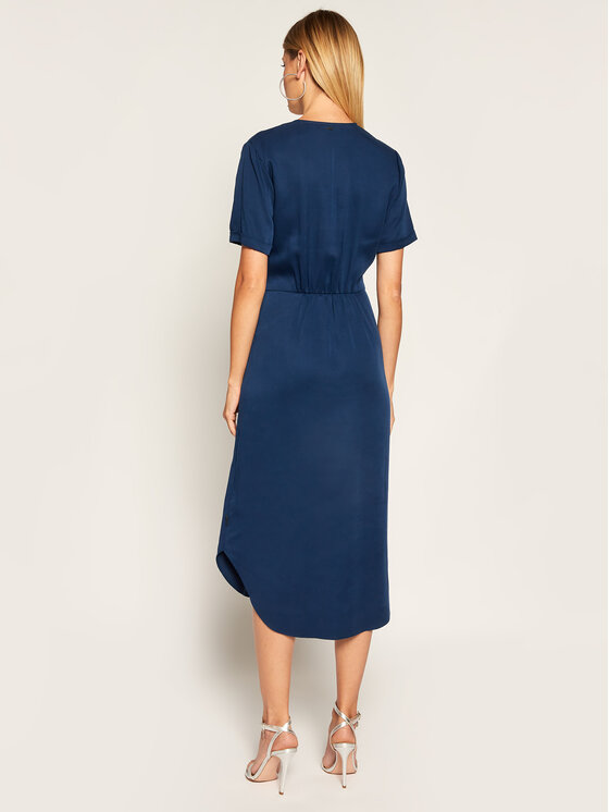 Vestito chemisier Tencel SS Wrap K20K202182 Blu