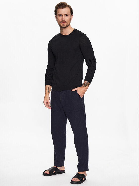 Boss Stoffhose 50488632 Dunkelblau Regular Fit | Modivo.de