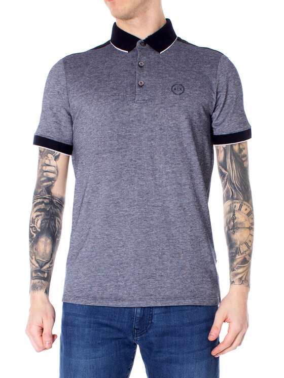 Armani Exchange Armani Exchange Polo 8NZF76 Z8M5Z Blu Casual Fit