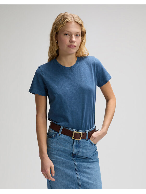 Lee Lee T-Shirt PERFECT TEE Niebieski Regular Fit