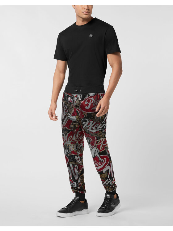 PHILIPP PLEIN PHILIPP PLEIN Spodnie dresowe 25991 Czarny Jogger Fit