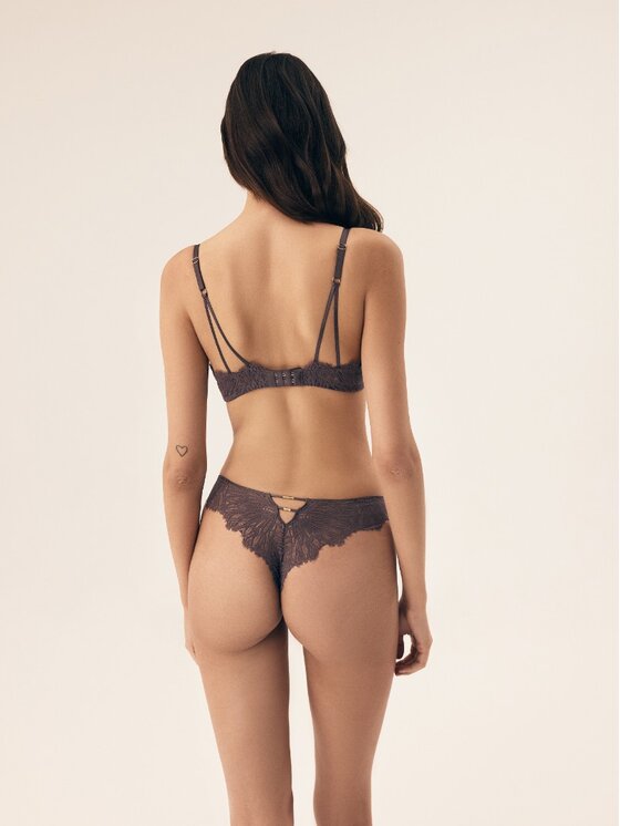 Esotiq Esotiq Biustonosz push-up 42368 Szary