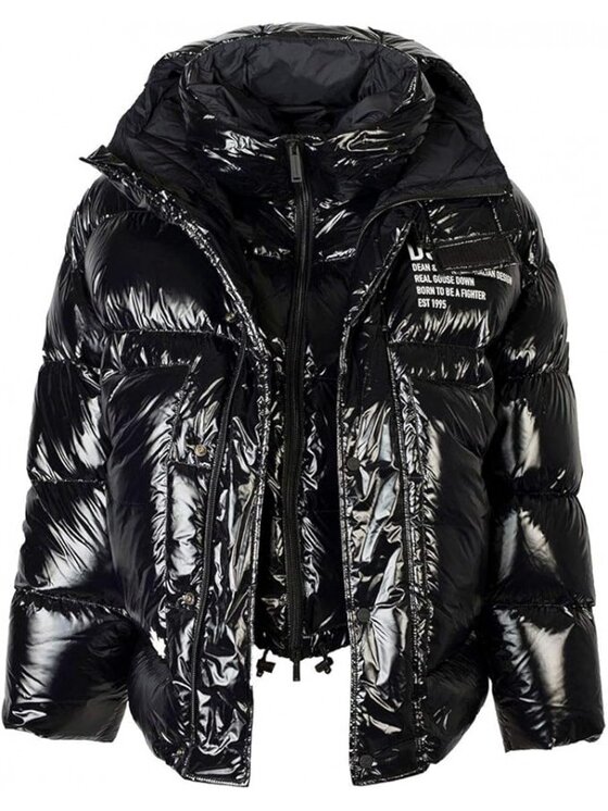 Dsquared2 Dsquared2 Vatovaná bunda S71AN0097 S52326 900 Černá Regular Fit