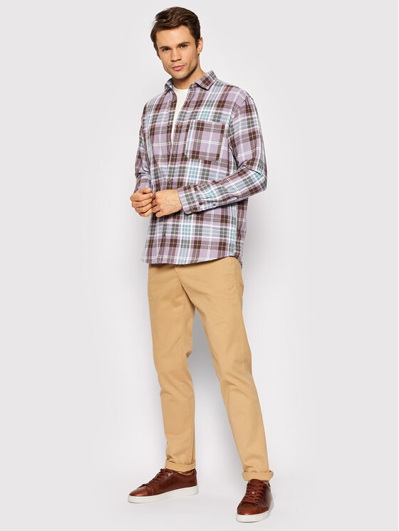 Camicia Connor 12195962 Viola Oversize