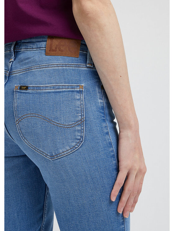 Lee Lee Jeansy ELLY Niebieski Skinny Fit