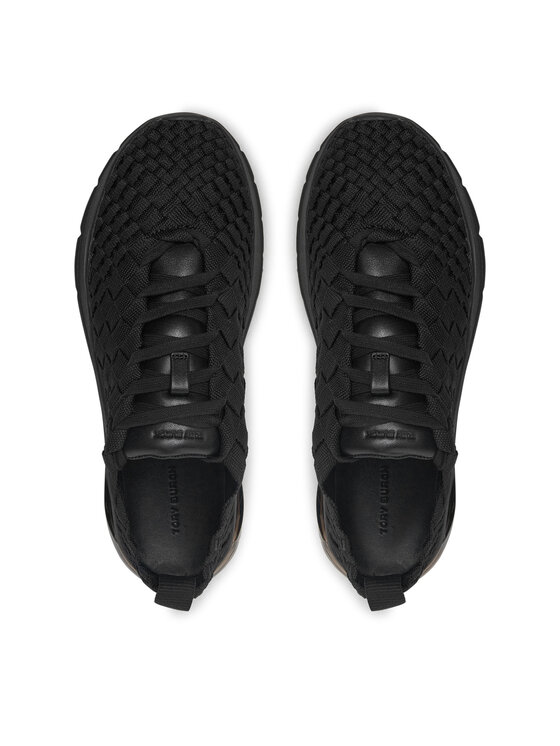 Tory Burch Tory Burch Sportcipők Good Luck Woven Trainer 159962 Fekete